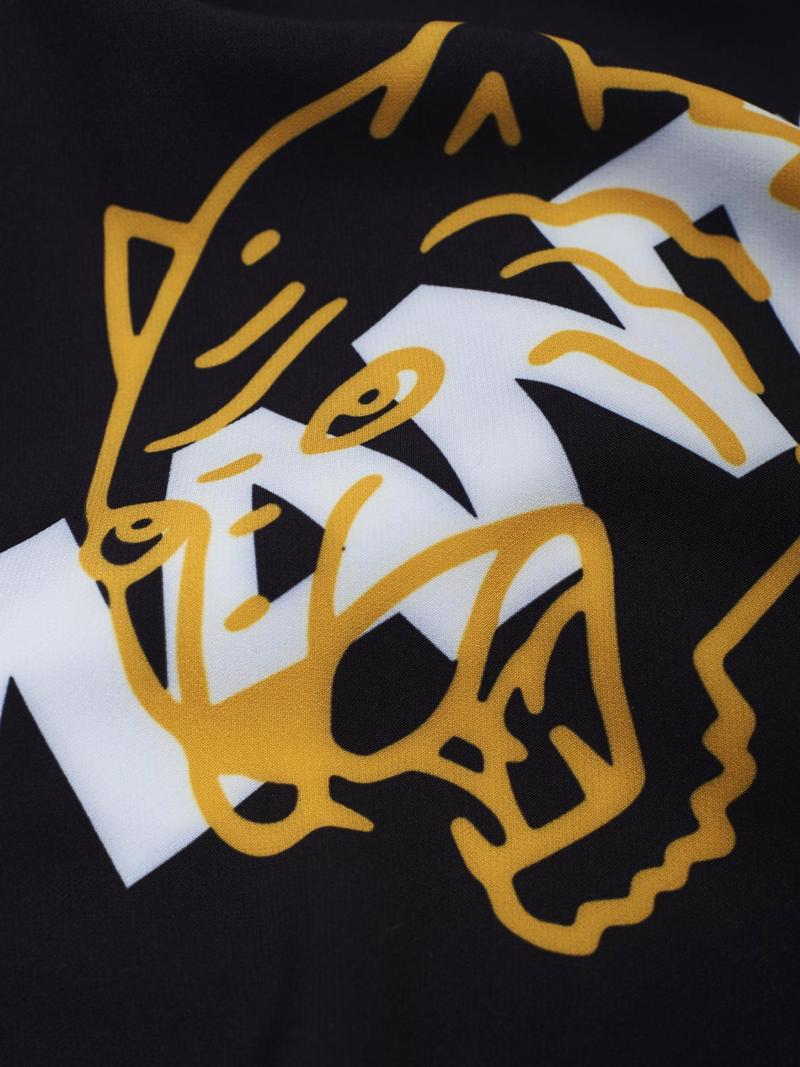 MANTO wildcat FIGHT SHORTS-black